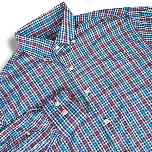Peter Millar Other - Peter Millar Summer Comfort Button Down Shirt Mens Medium Check Performance Golf